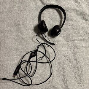 Logitech ClearChat Comfort USB H390 Black Over the Ear Headset